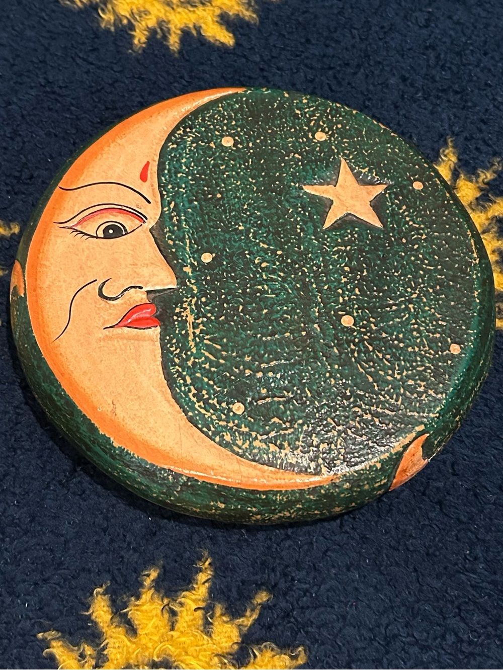 VTG 90s Celestial Wooden Moon Stars Decor Whimsigoth Witchy Gallery Wall
